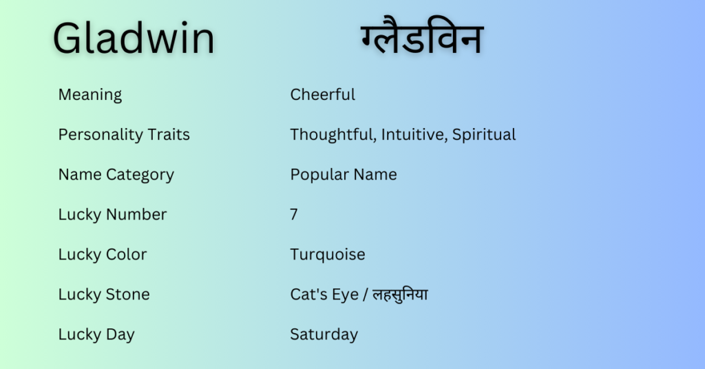 Gladwin