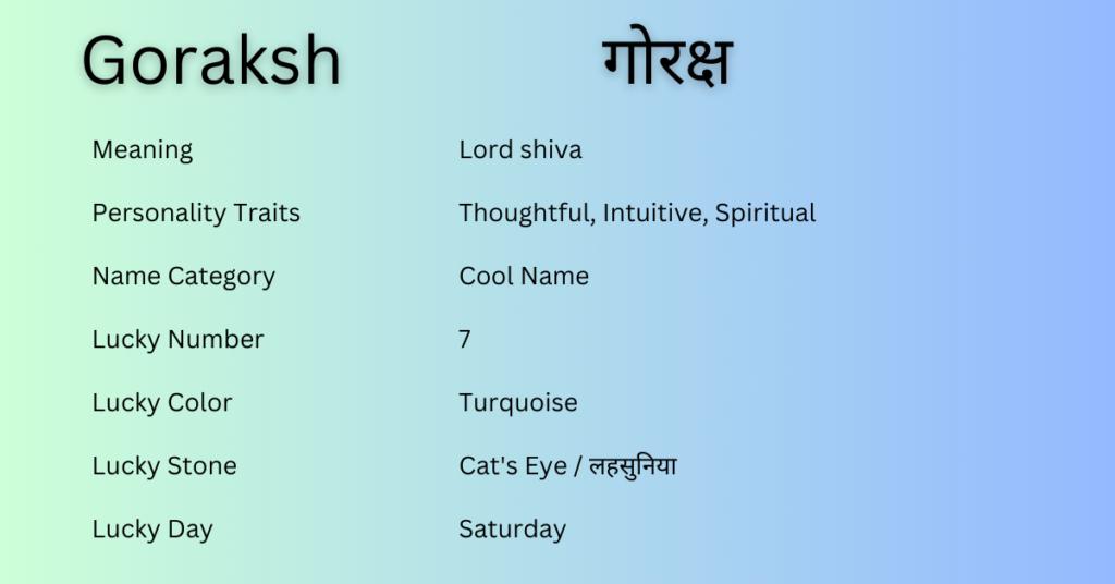 Goraksh