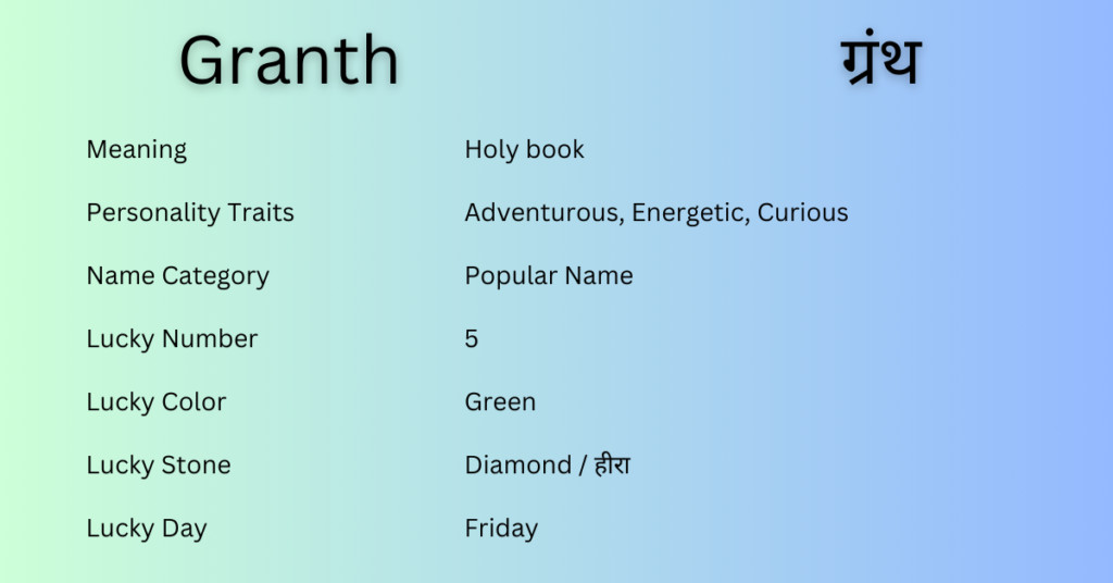 Granth