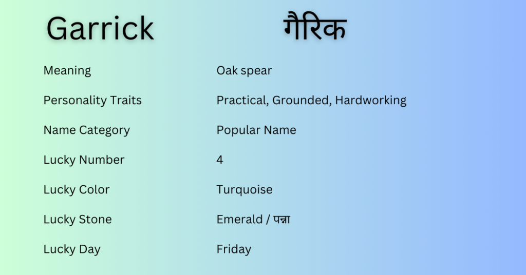Garrick